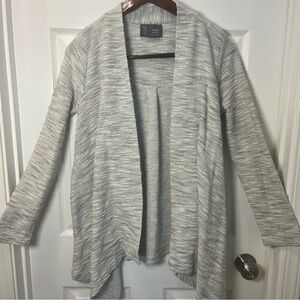 Anthropologie Saturday Sunday Gray Open Front Cardigan Sweater size Small